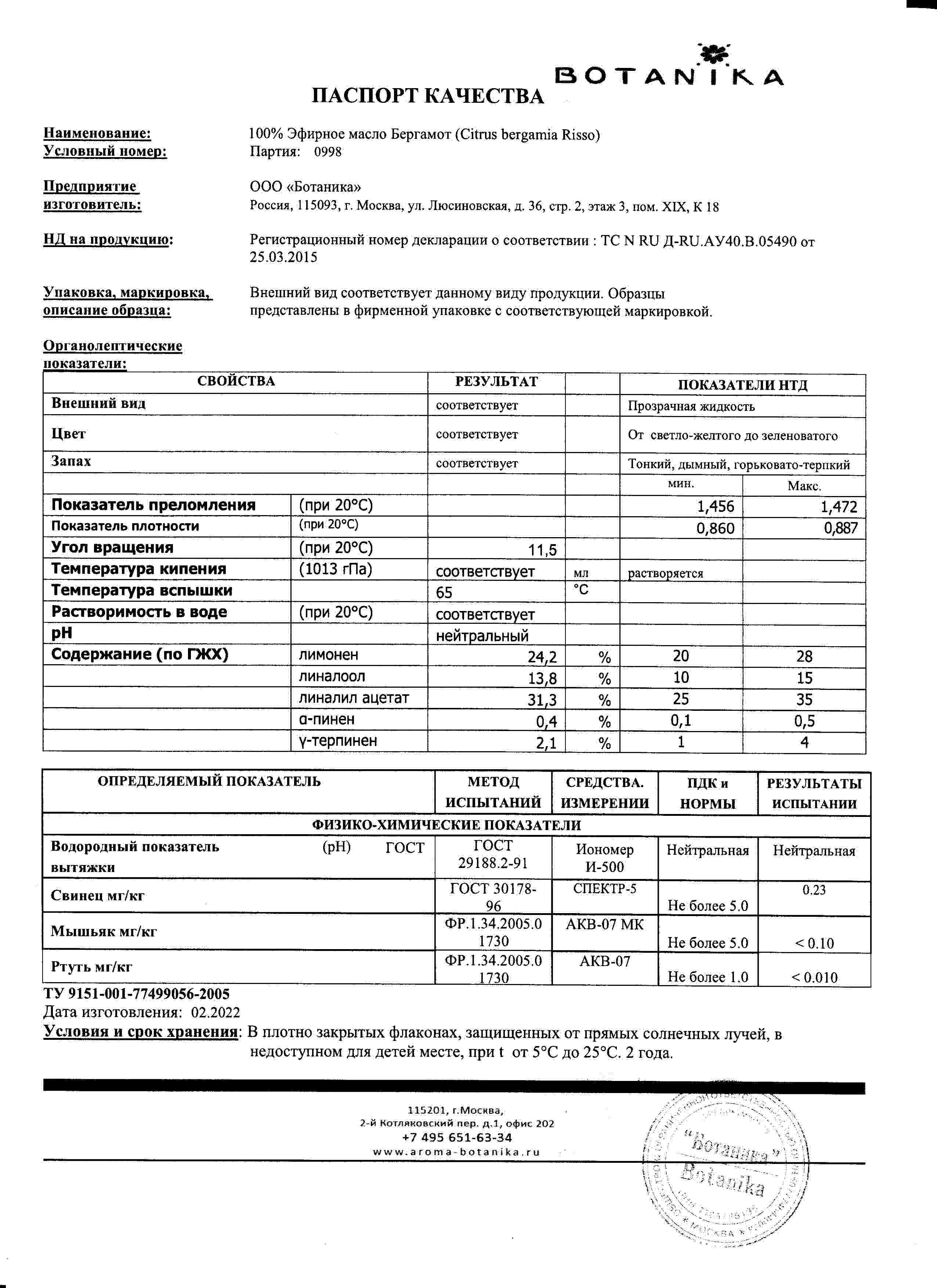 Паспорт №022022